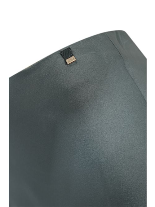 Gonna Resort midi in envers satin Azzurro Herno | GN00011DR 127279123